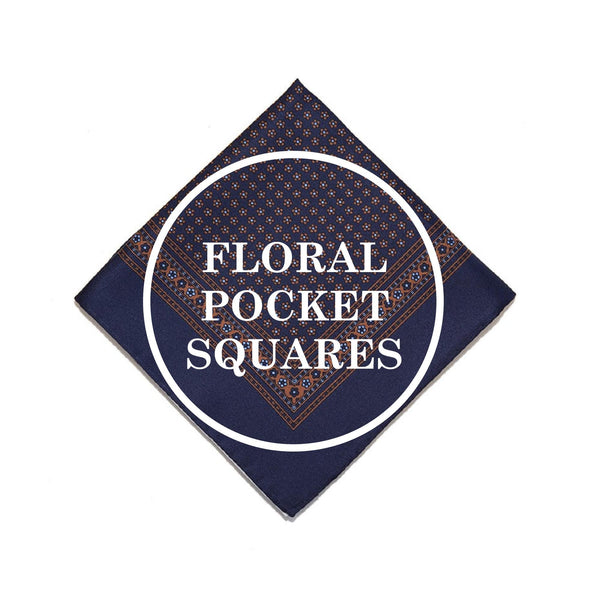 Floral Silk Pocket Squares