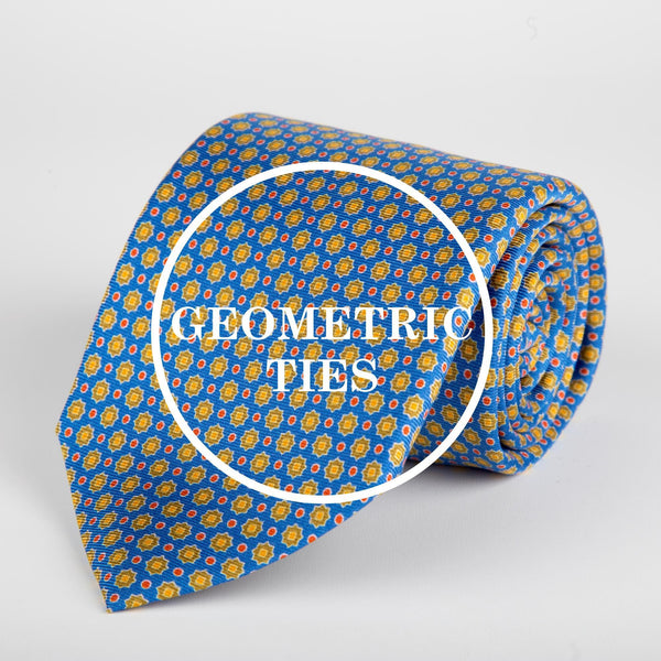 Geometric Silk Ties