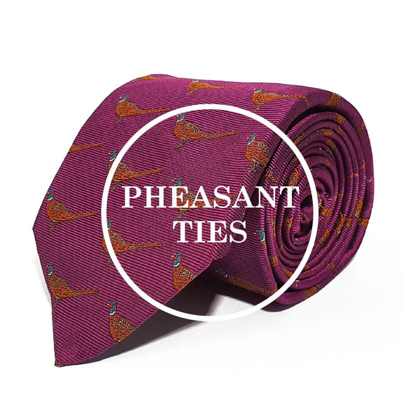 Pheasant Silk Ties