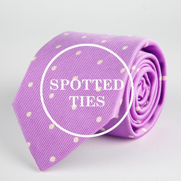Spotted Silk Ties