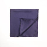 Midnight Navy Plain Silk Pocket Square