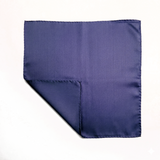 Midnight Navy Plain Silk Pocket Square