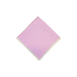 Pink Cream Shoe String 2 Colour Silk Pocket Square